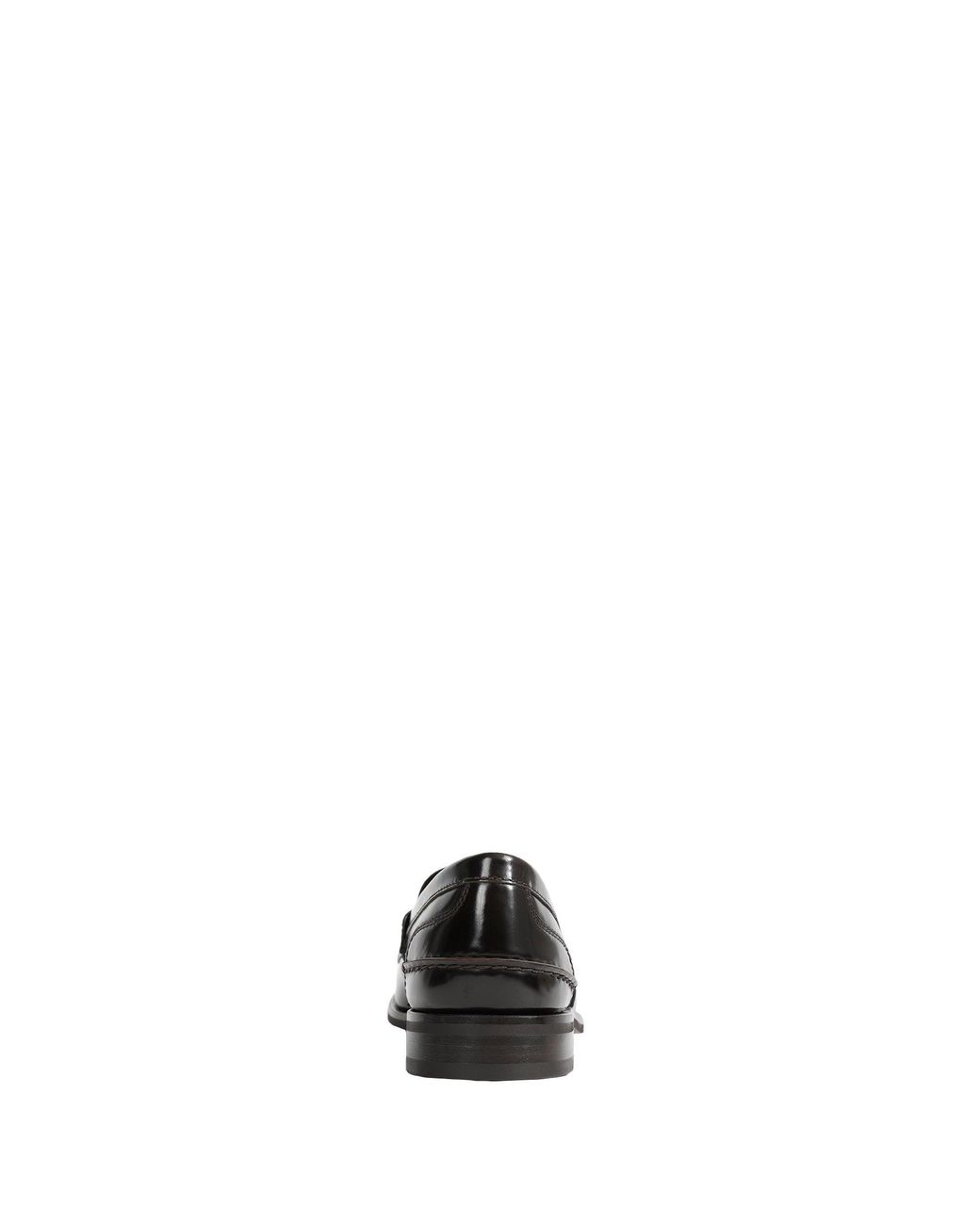 Prada Black Brushed Leather Loafers for men