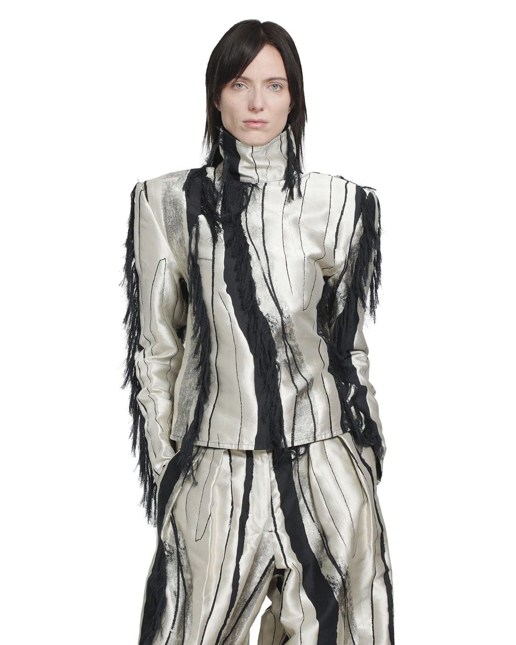 SEBBIE Gray Iris Top