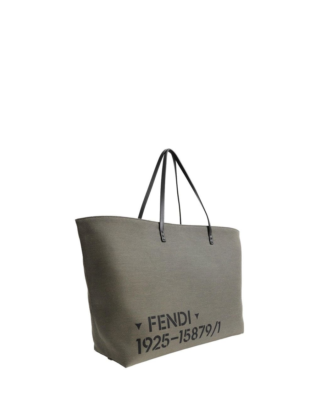 Fendi Gray Large Roll Bag for men