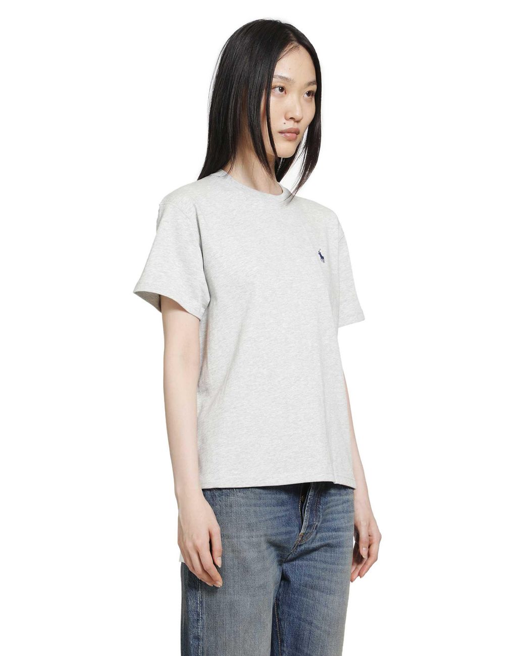 Polo Ralph Lauren White Pony Cotton Jersey T-Shirt