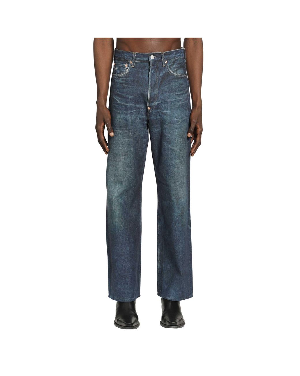 Junya Watanabe Blue Levi's Collaboration 5 Pocket Jeans for men