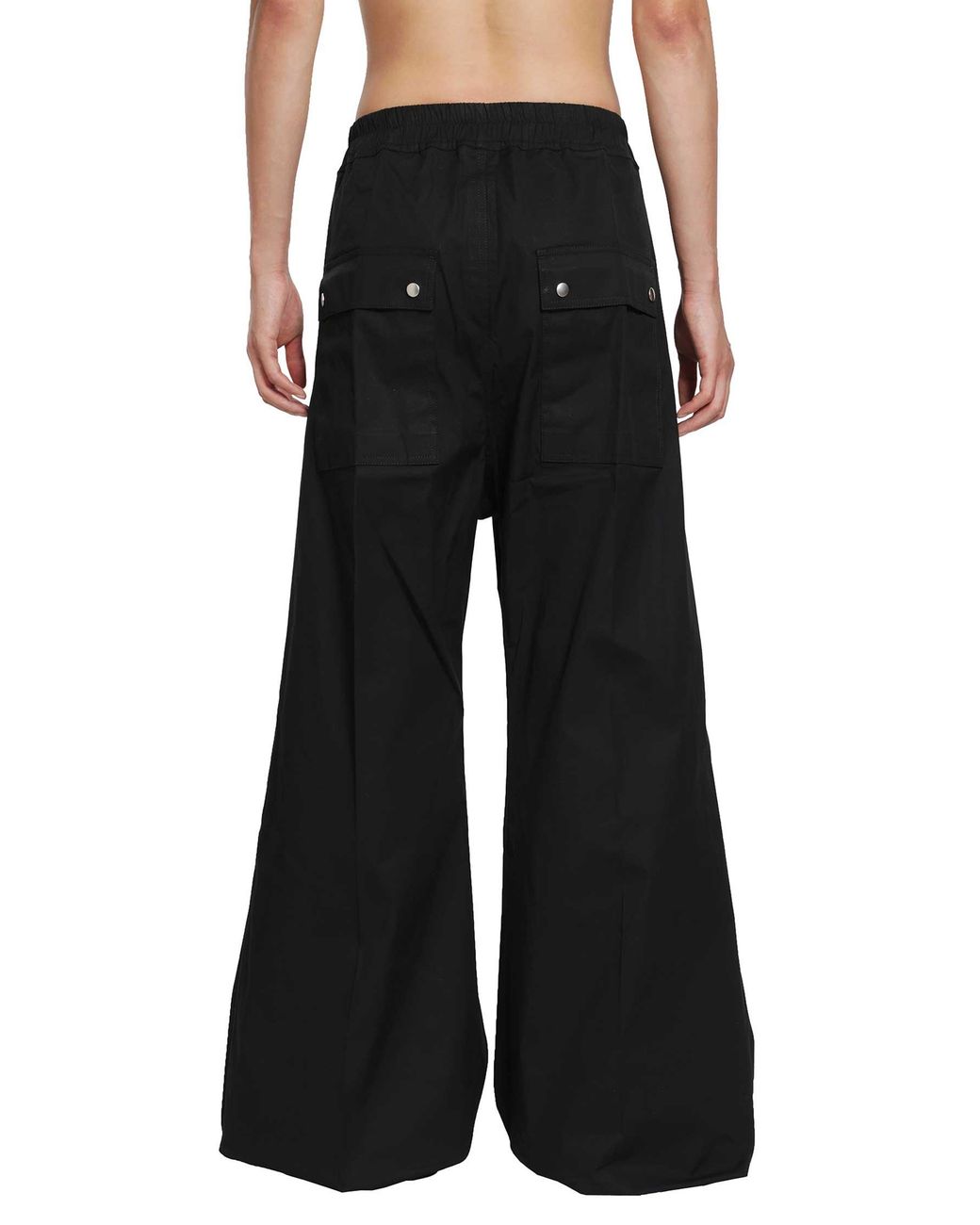 Rick Owens Black Tower Wide Bela Pants for men