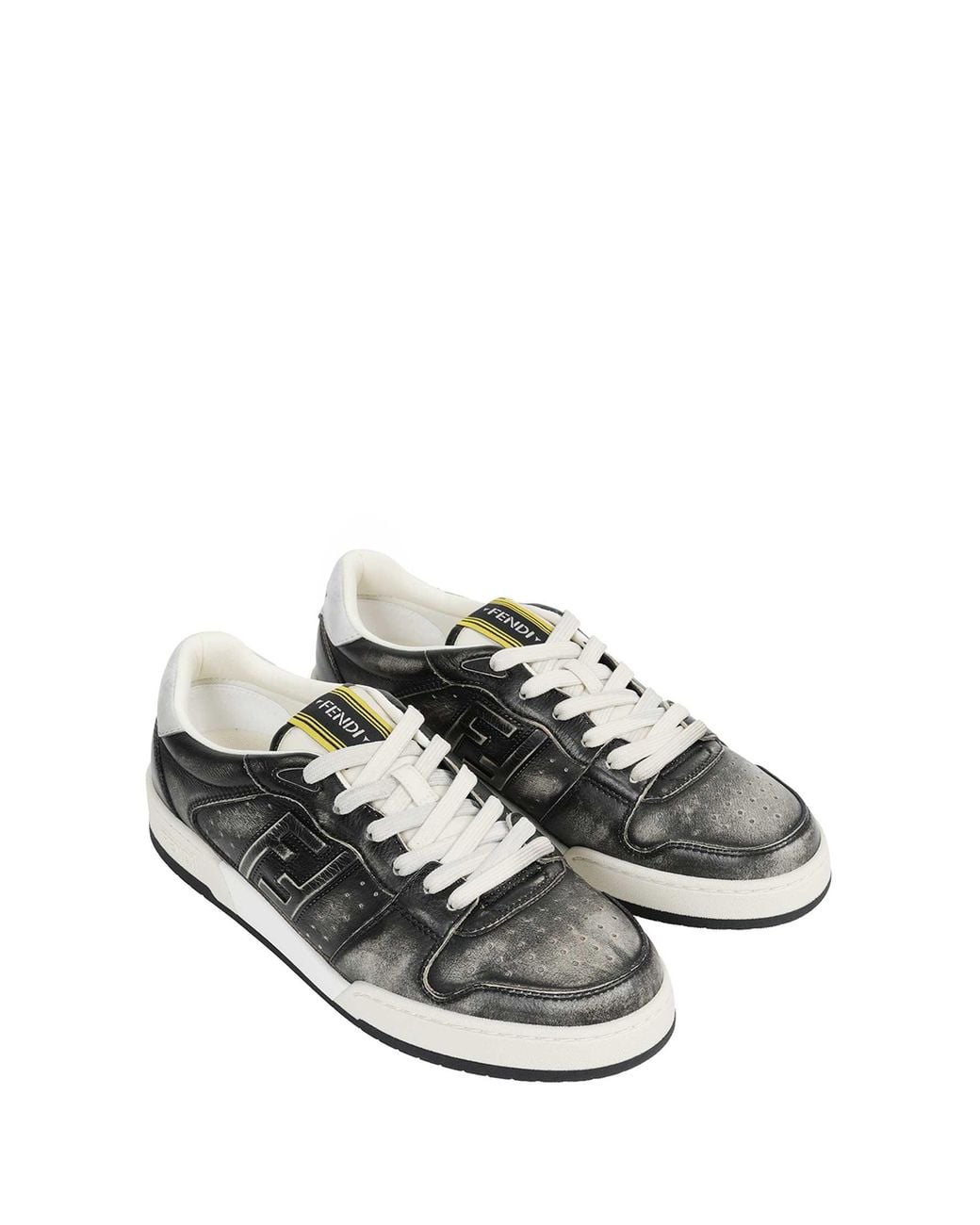 Fendi Black Match Sneakers for men