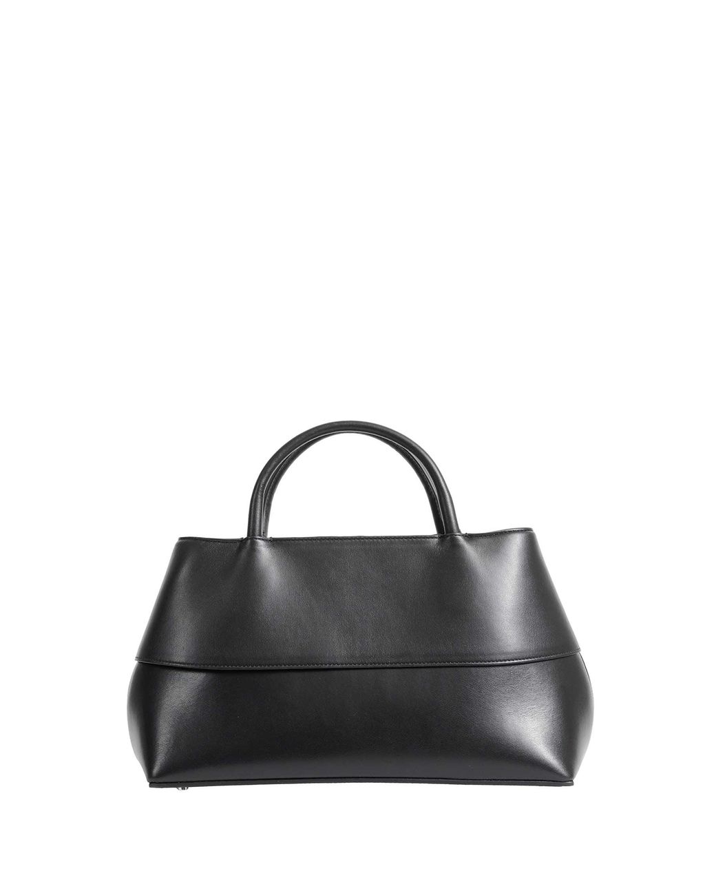 Totême Black Small Mercer Leather Tote