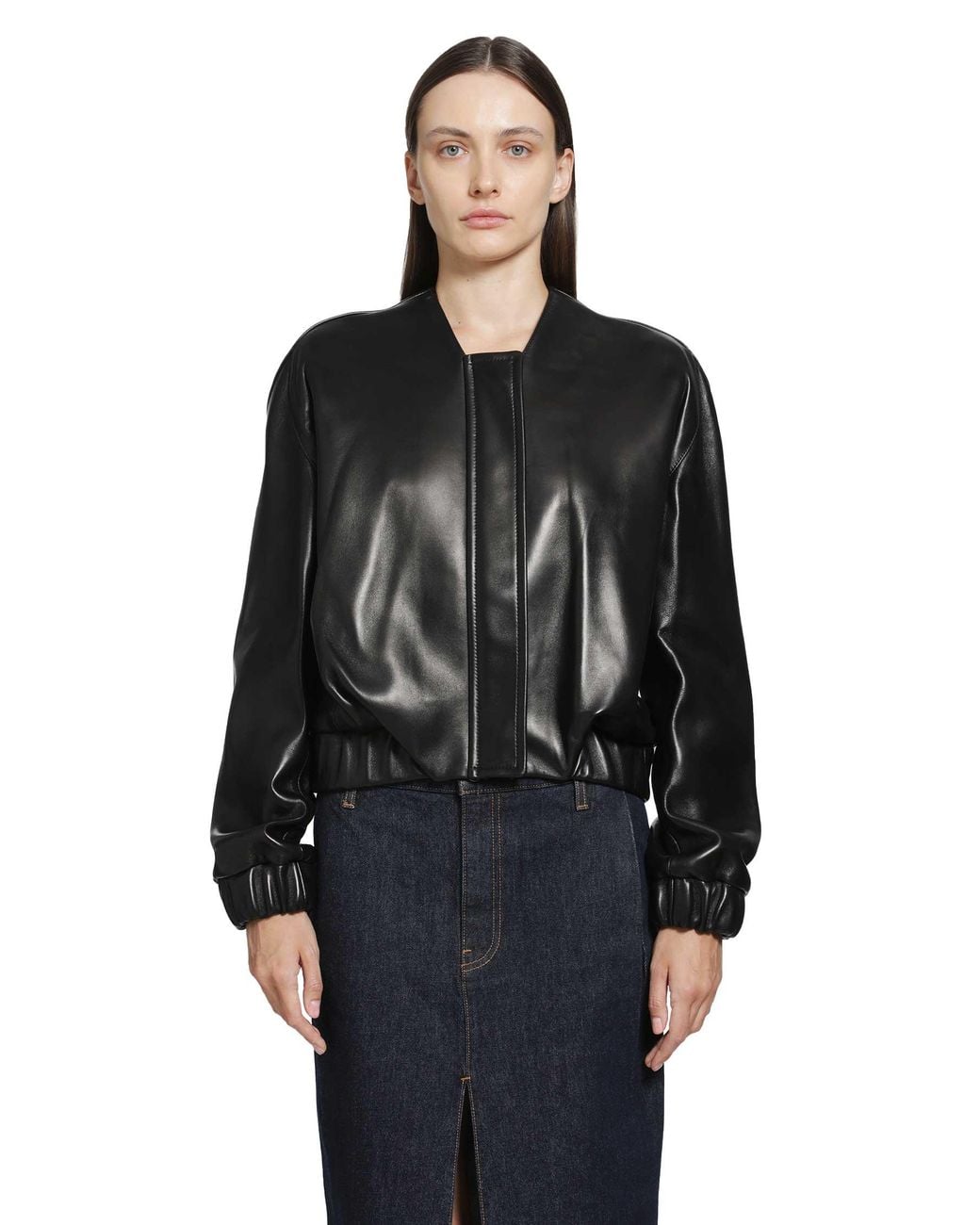 Khaite Black Cordan Jacket