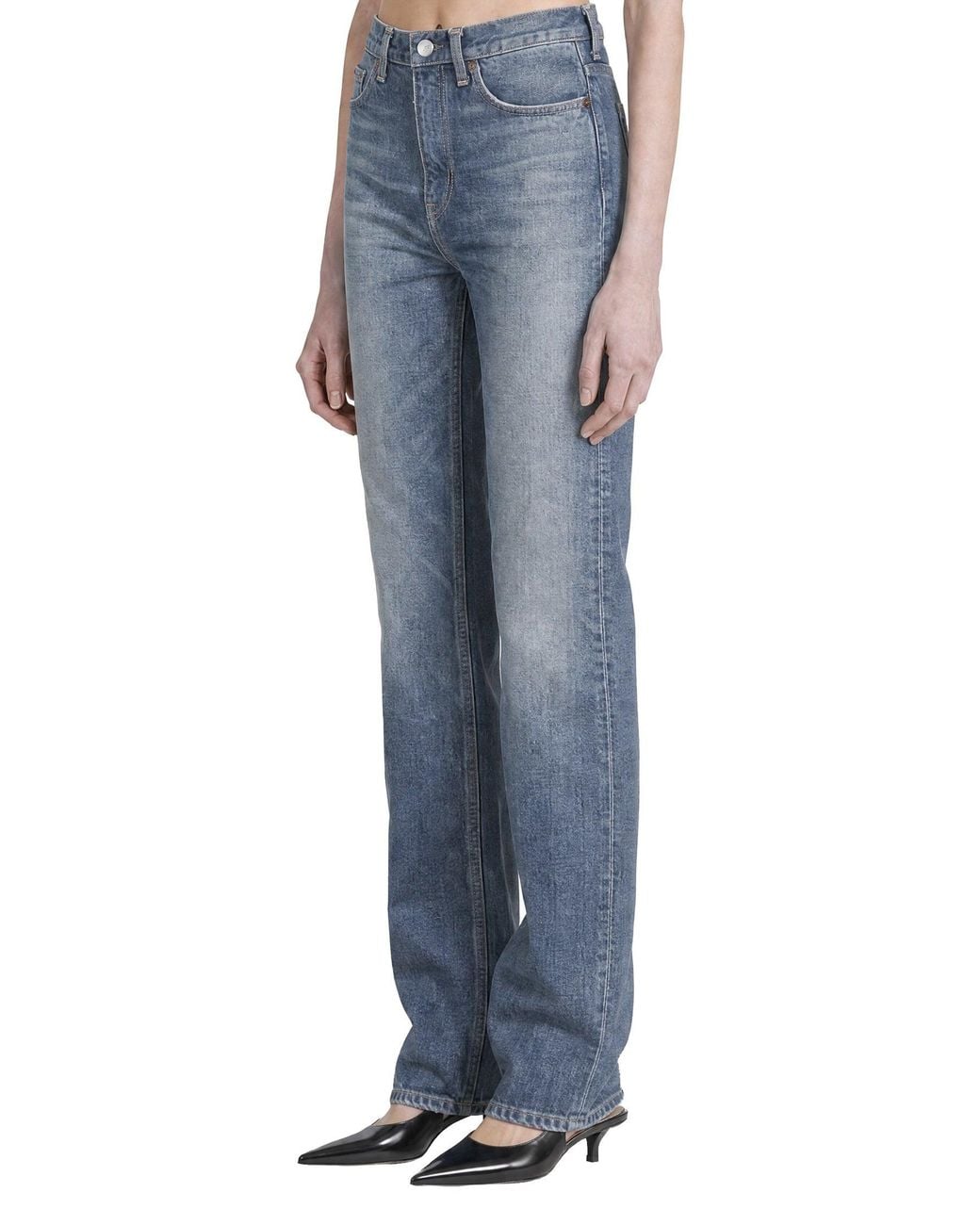 Totême  Blue Classic Slim Denim Jeans