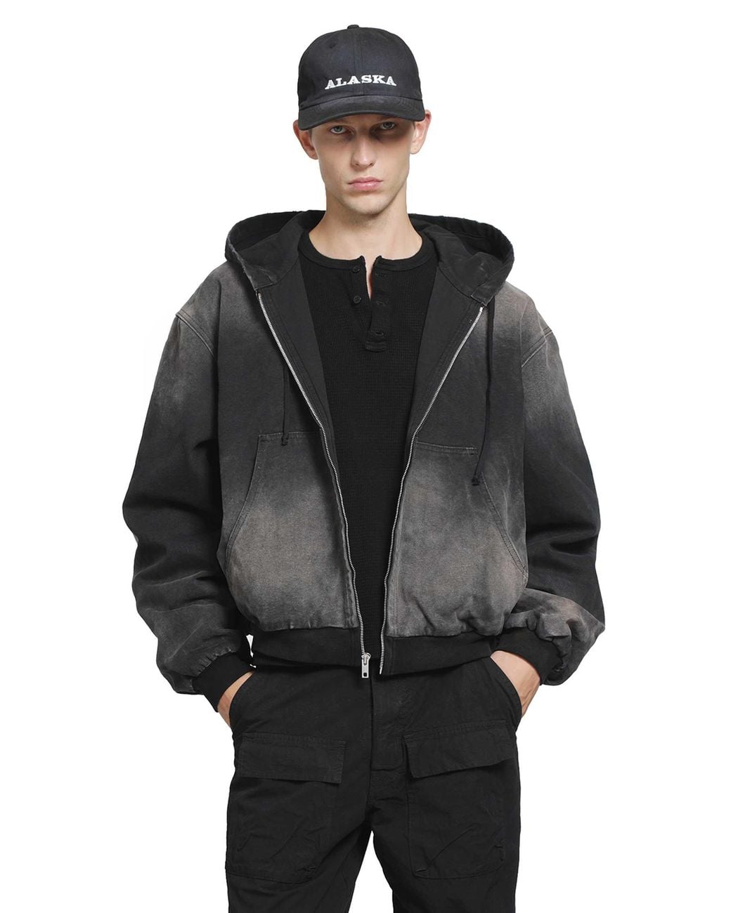 ALEXANDER DIGENOVA Gray Underground Canvas Jacket for men