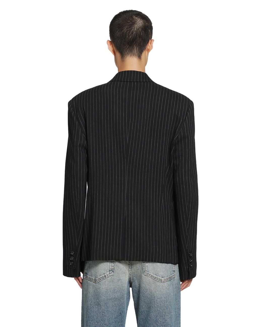 Ann Demeulemeester Black Rami Deconstructed Blazer for men
