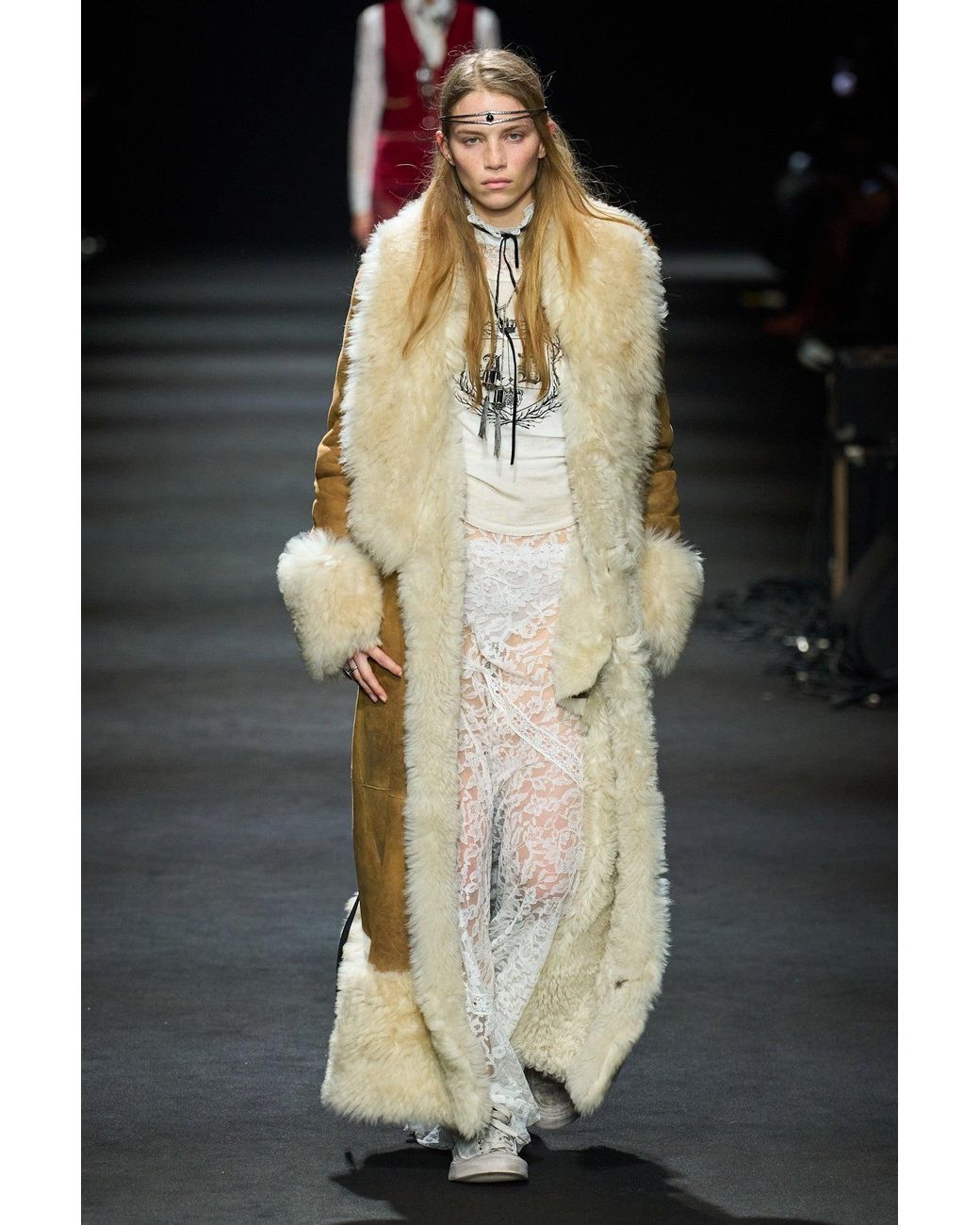 Ann Demeulemeester Metallic Ank Hammered Head Piece