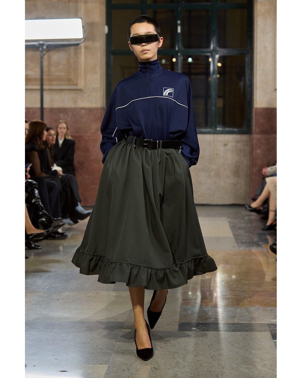 MM6 by Maison Margiela Blue Mini Dress