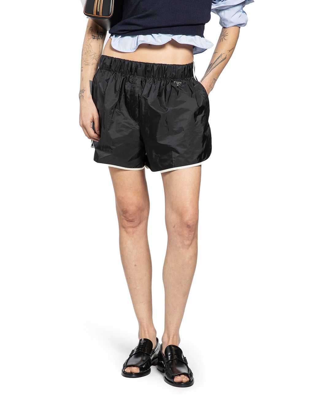 Prada Black Re-Nylon Shorts