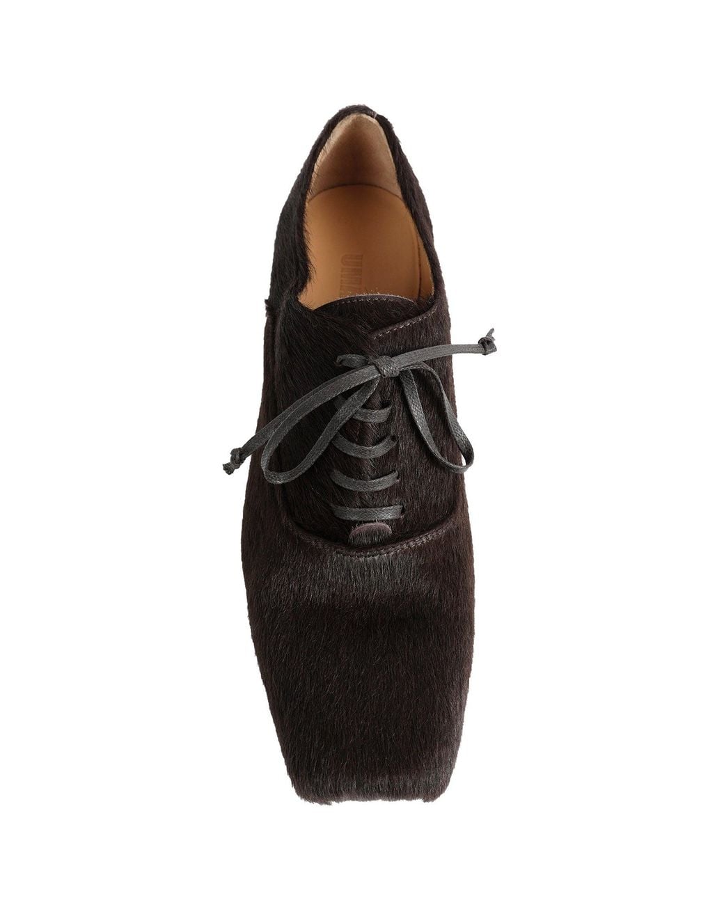 Uma Wang Brown Ballet Derby Shoes
