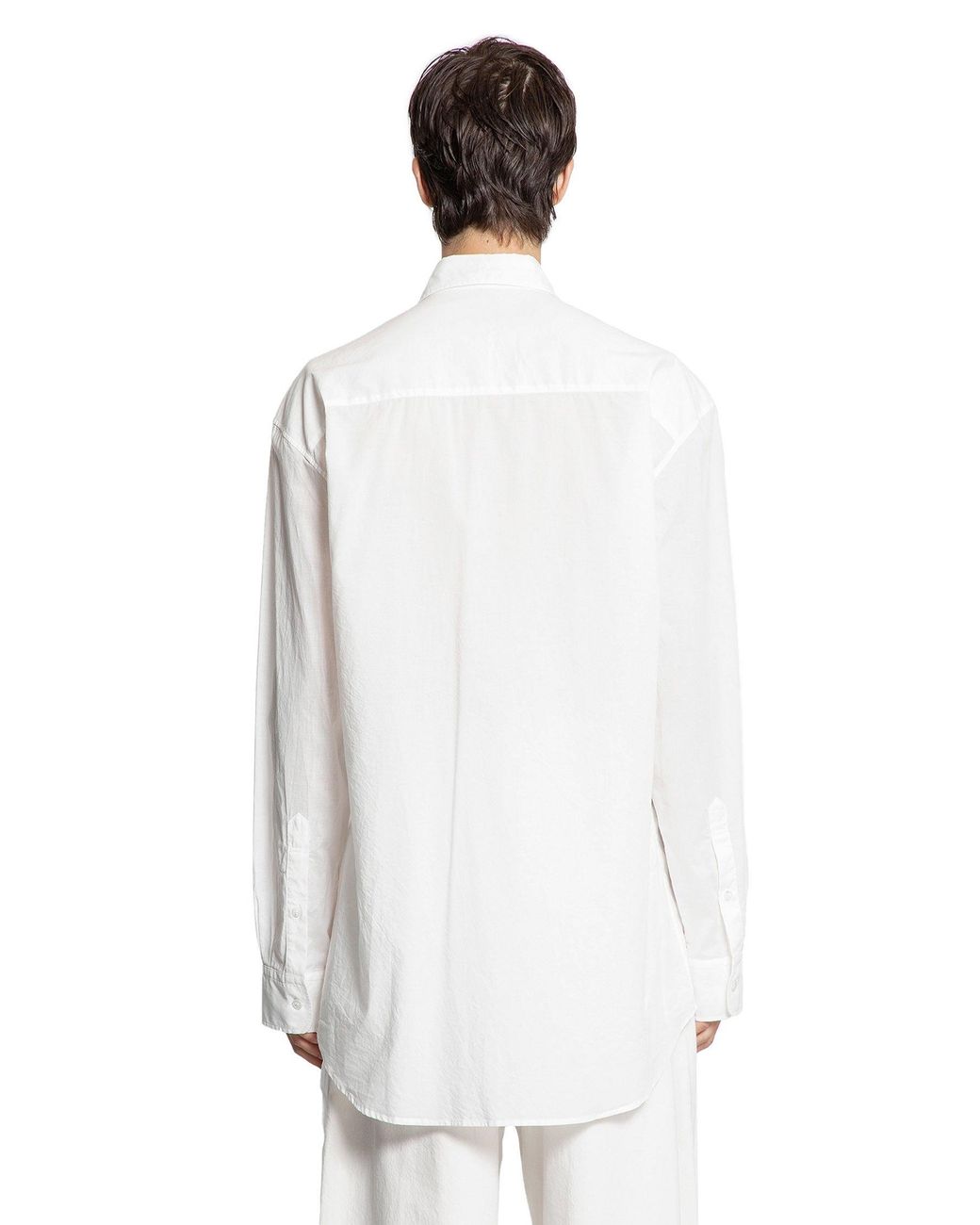 Ann Demeulemeester White Mark High Comfort Pocket Shirt for men
