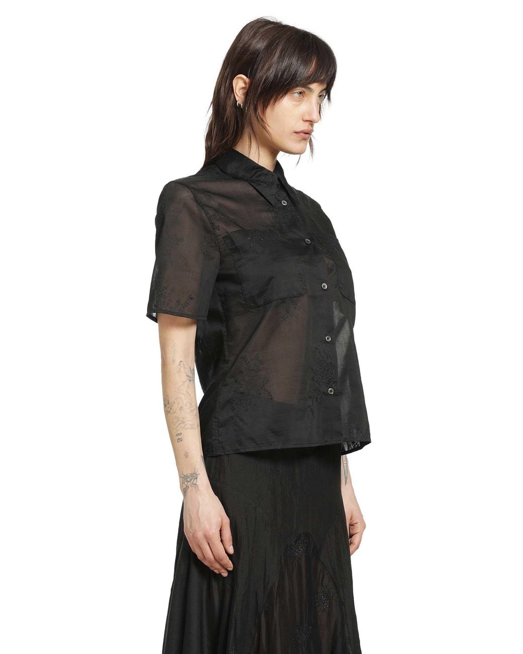 Our Legacy Black X-Ray Shirt