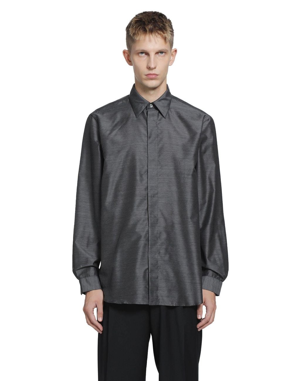 Lardini Gray Ricerca Shirt for men