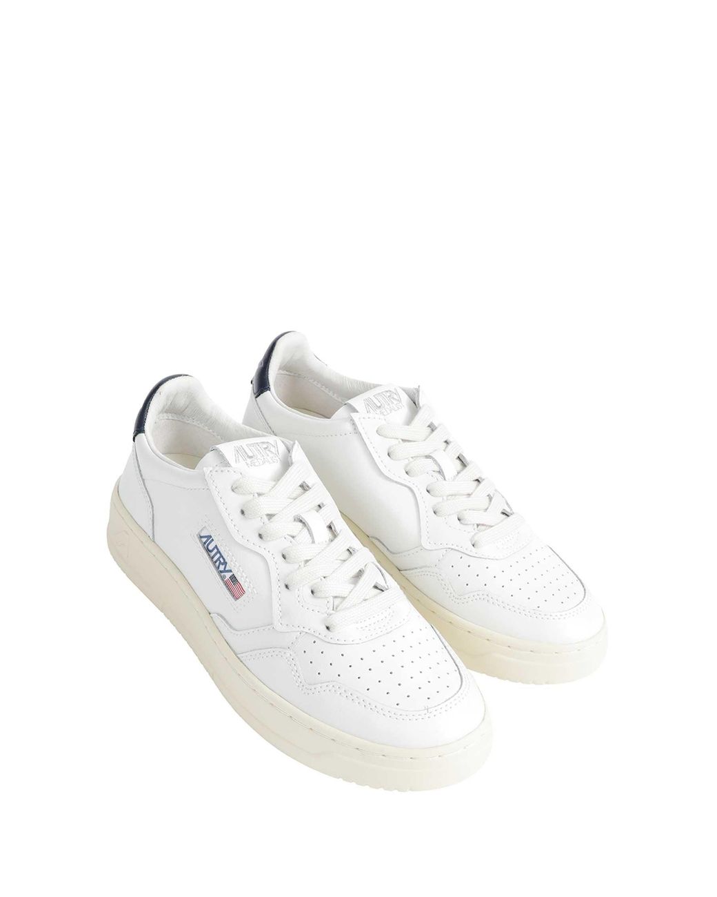Autry White Medalist Low Sneakers
