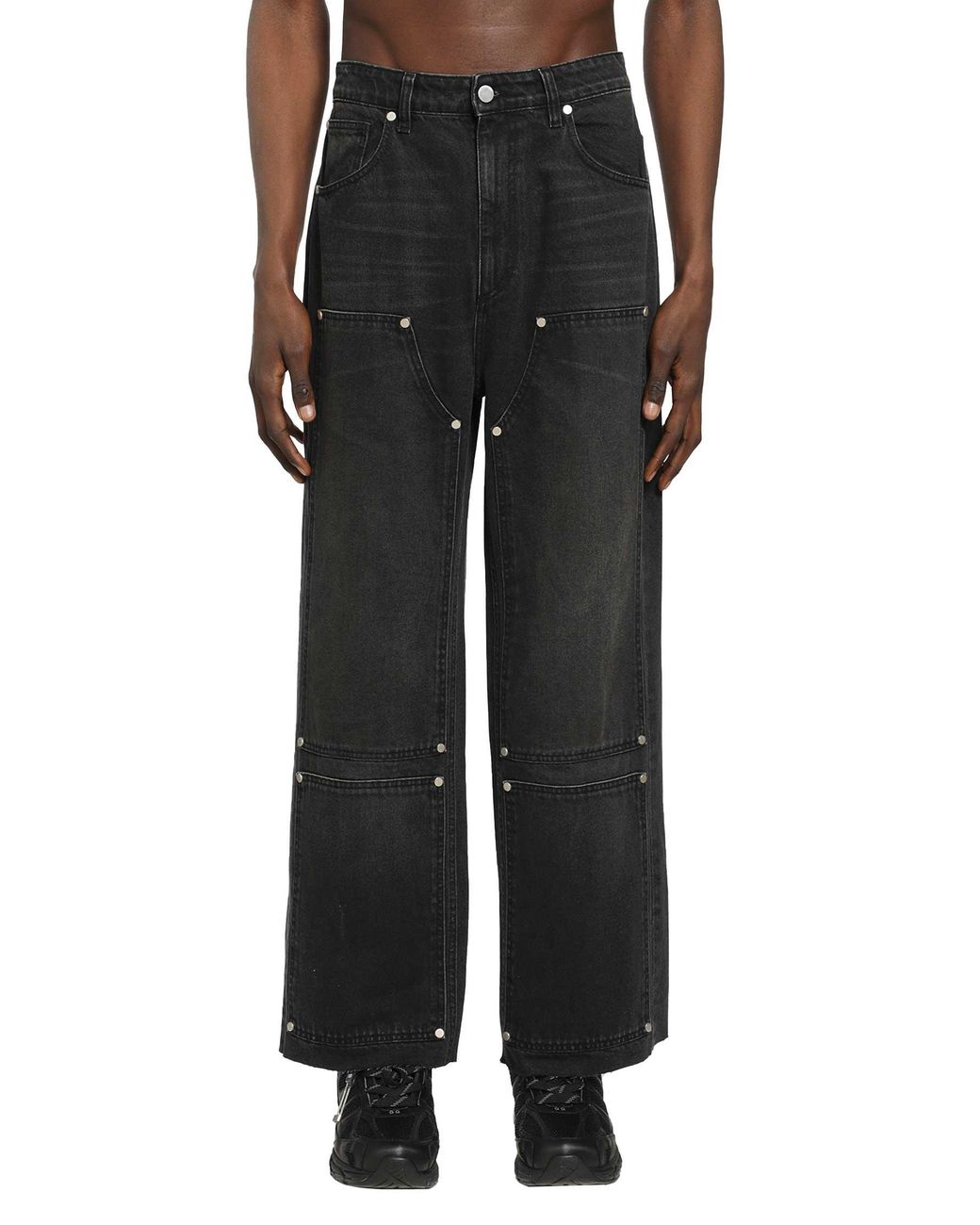 44 Label Group Black Jeans Da Lavoro Hpostar for men