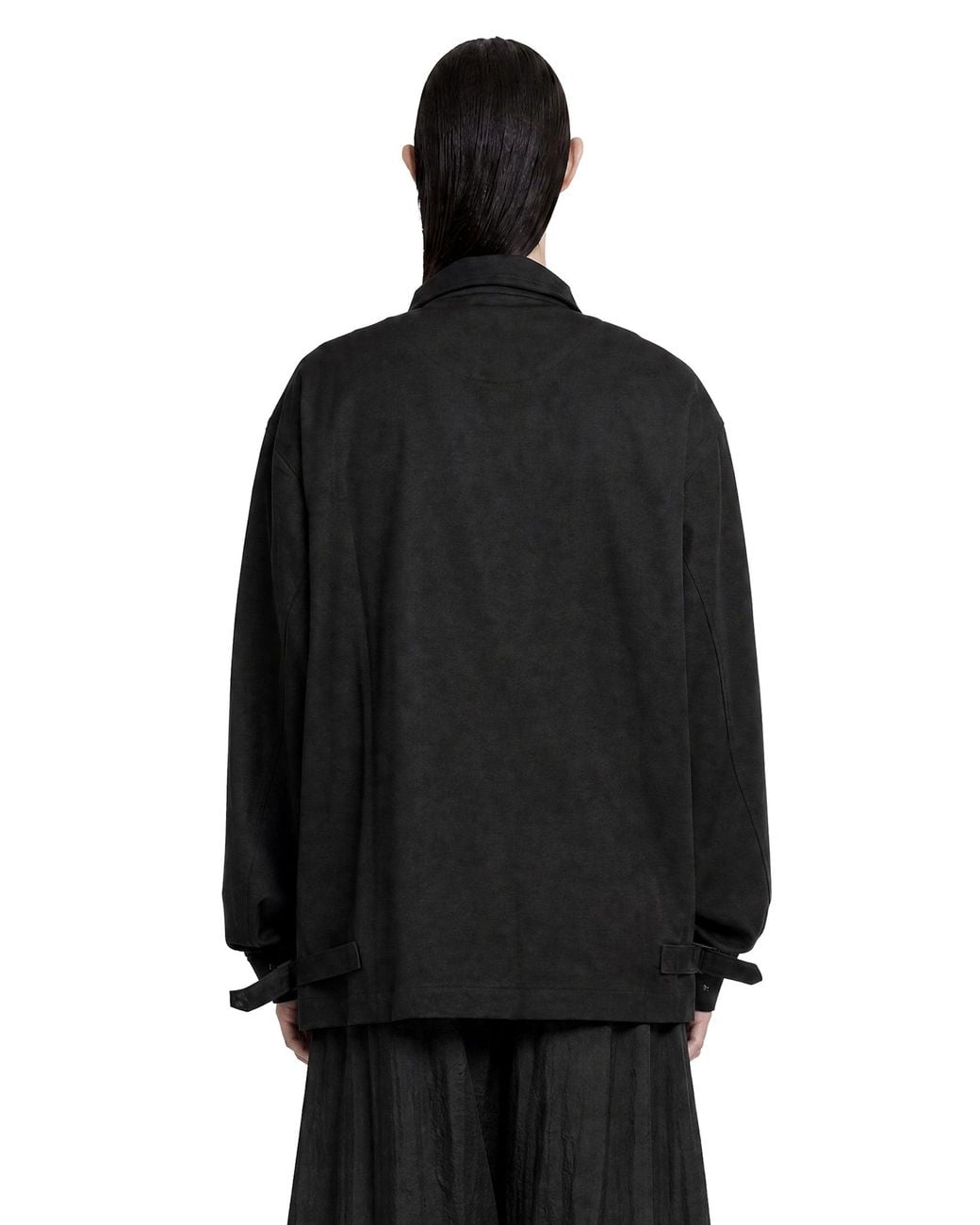 Y-3 Black Wool Tailored Blouson Jacket for men