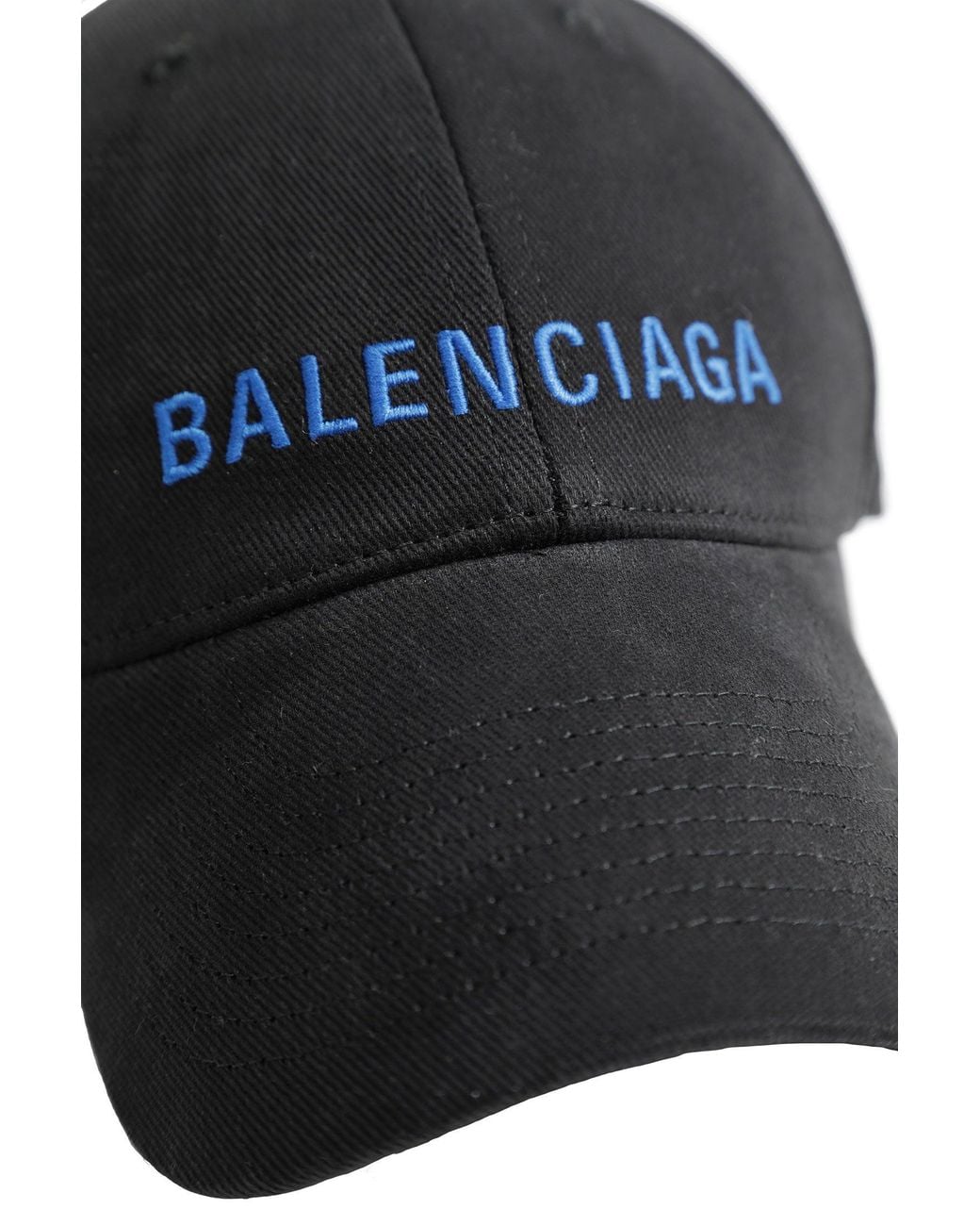 Balenciaga Black Logo Cap for men
