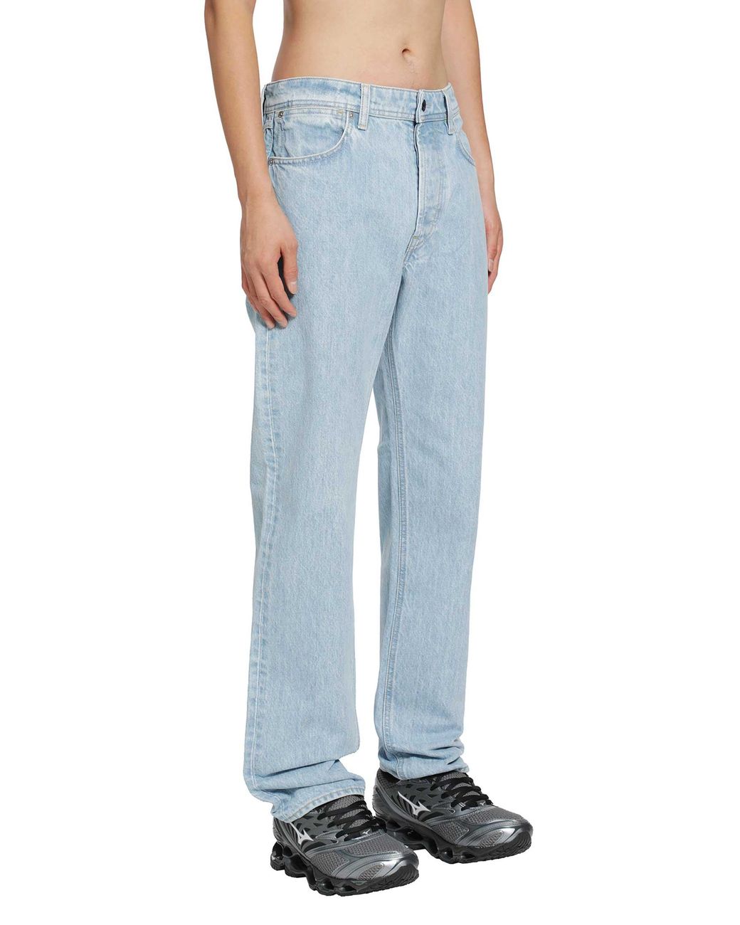 Stone Island Blue J100005 Light Bull Denim Jeans for men