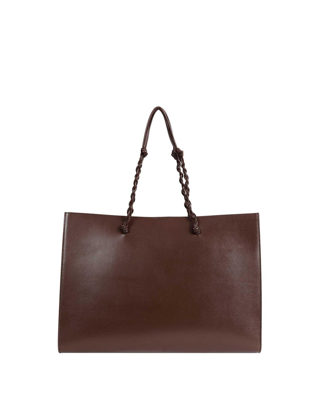 Jil Sander Brown Tangle Tote Bag