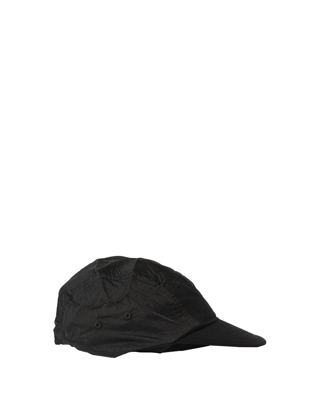 Satisfy Black Rippy Trail Cap for men