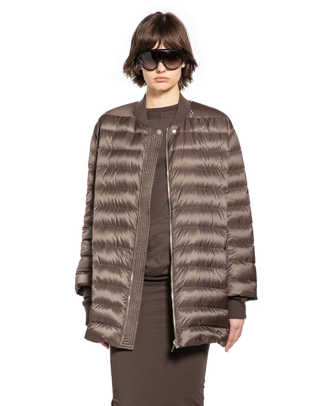 Rick Owens Brown Moncler X Flight Down Parka