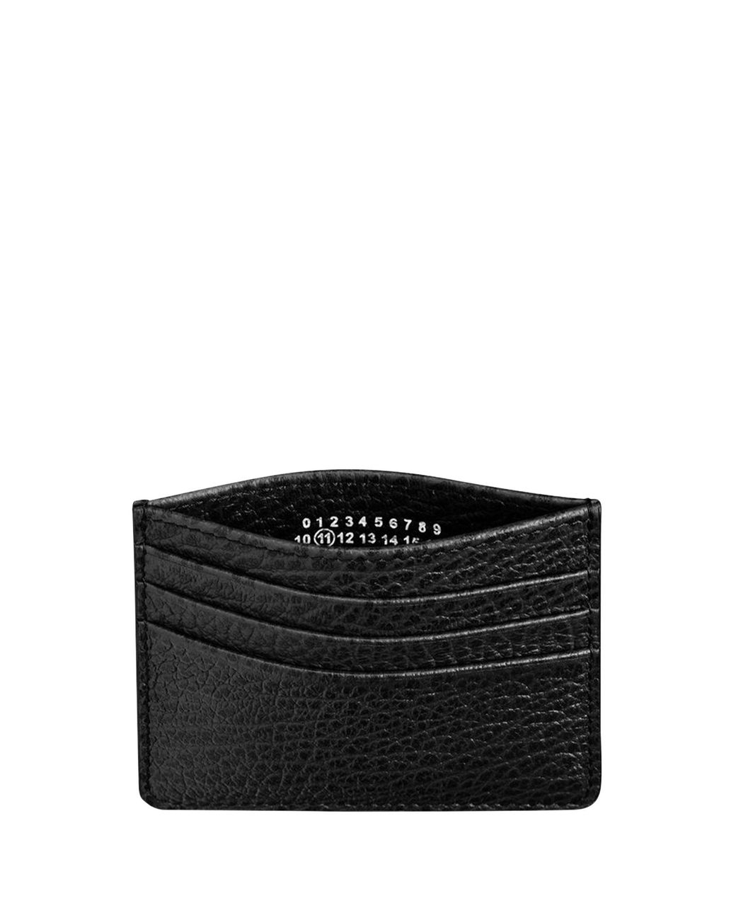 Maison Margiela Black Small Leather Cardholder for men