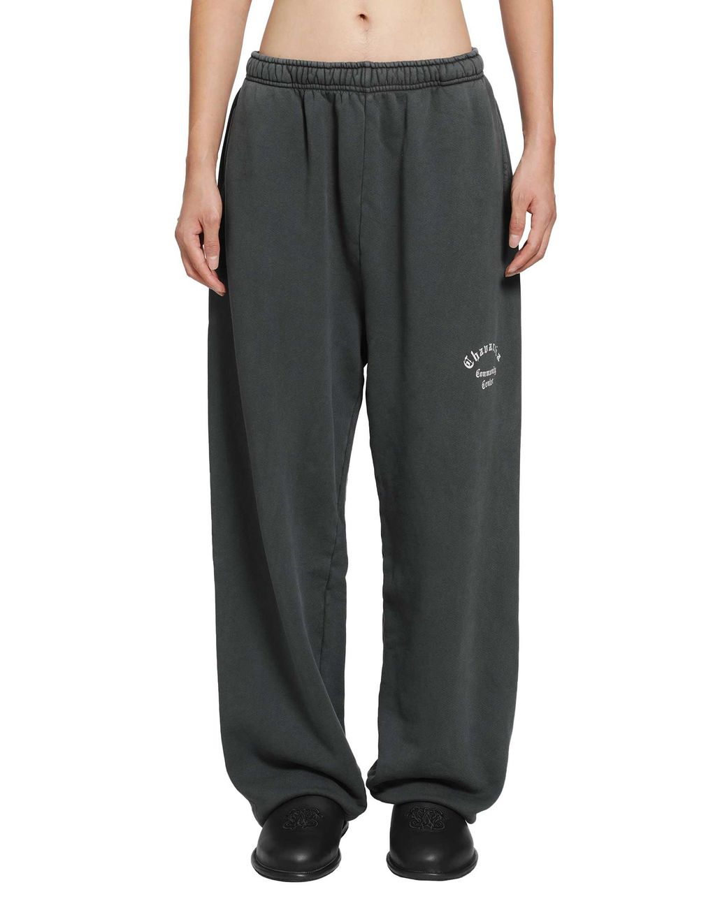 Willy Chavarria Gray Community Center Buffalo Sweatpants for men