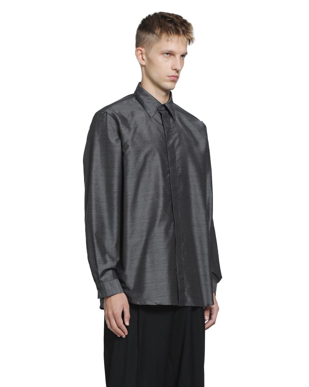 Lardini Gray Ricerca Shirt for men