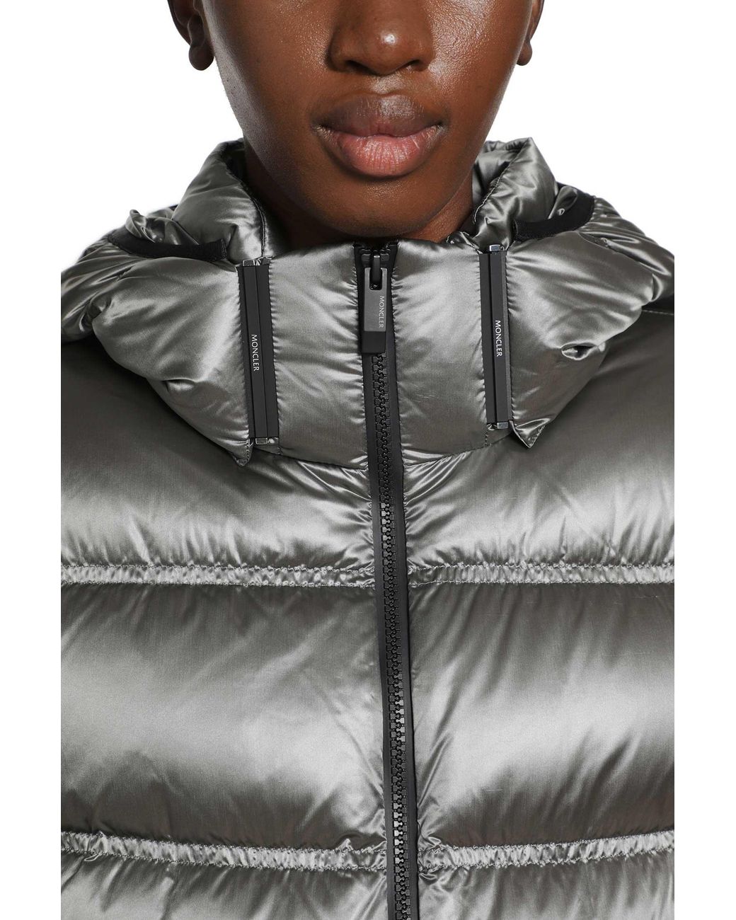 Moncler Gray Sensation Short Down Jacket