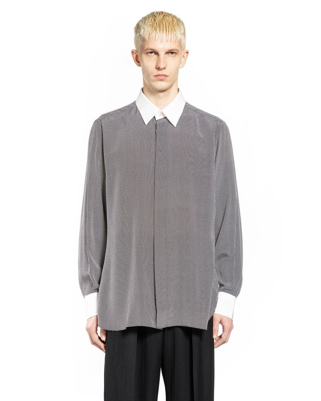Tom Ford Gray 3D Classic Shirt for men