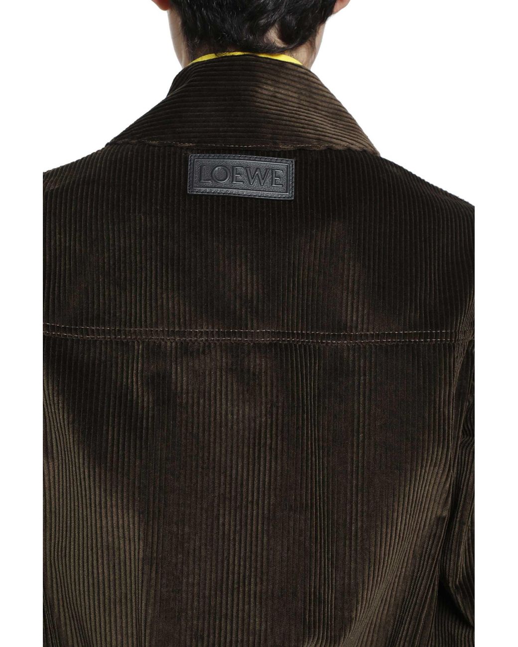 Loewe Black Cotton Corduroy Jacket