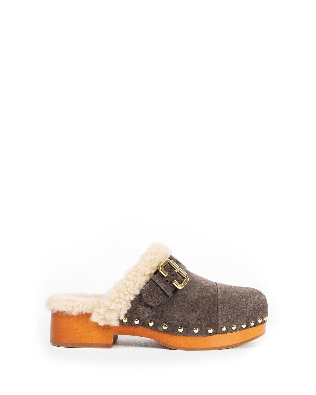 Chloé Brown Clogs