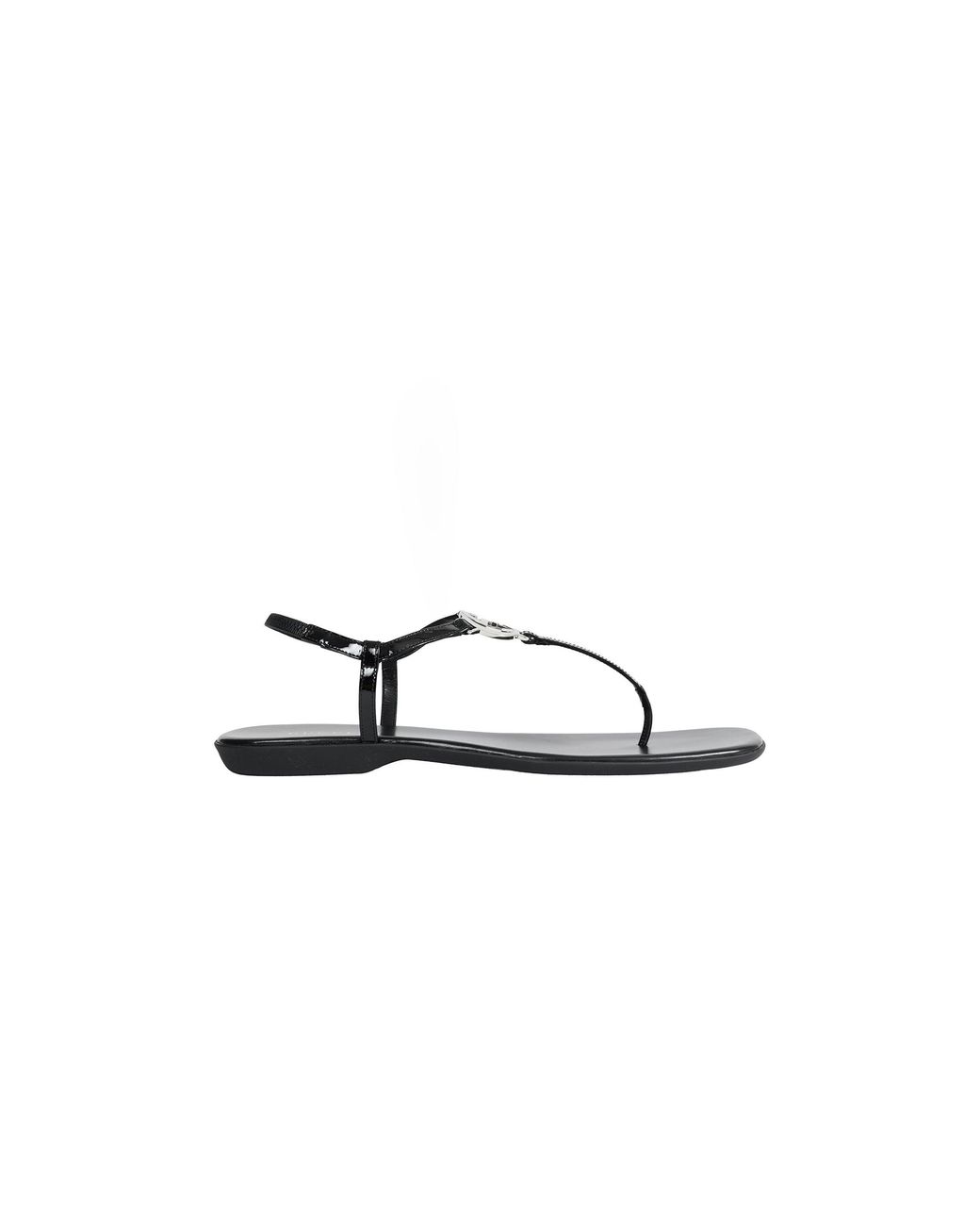 Gucci Brown Interlocking G Thong Sandals