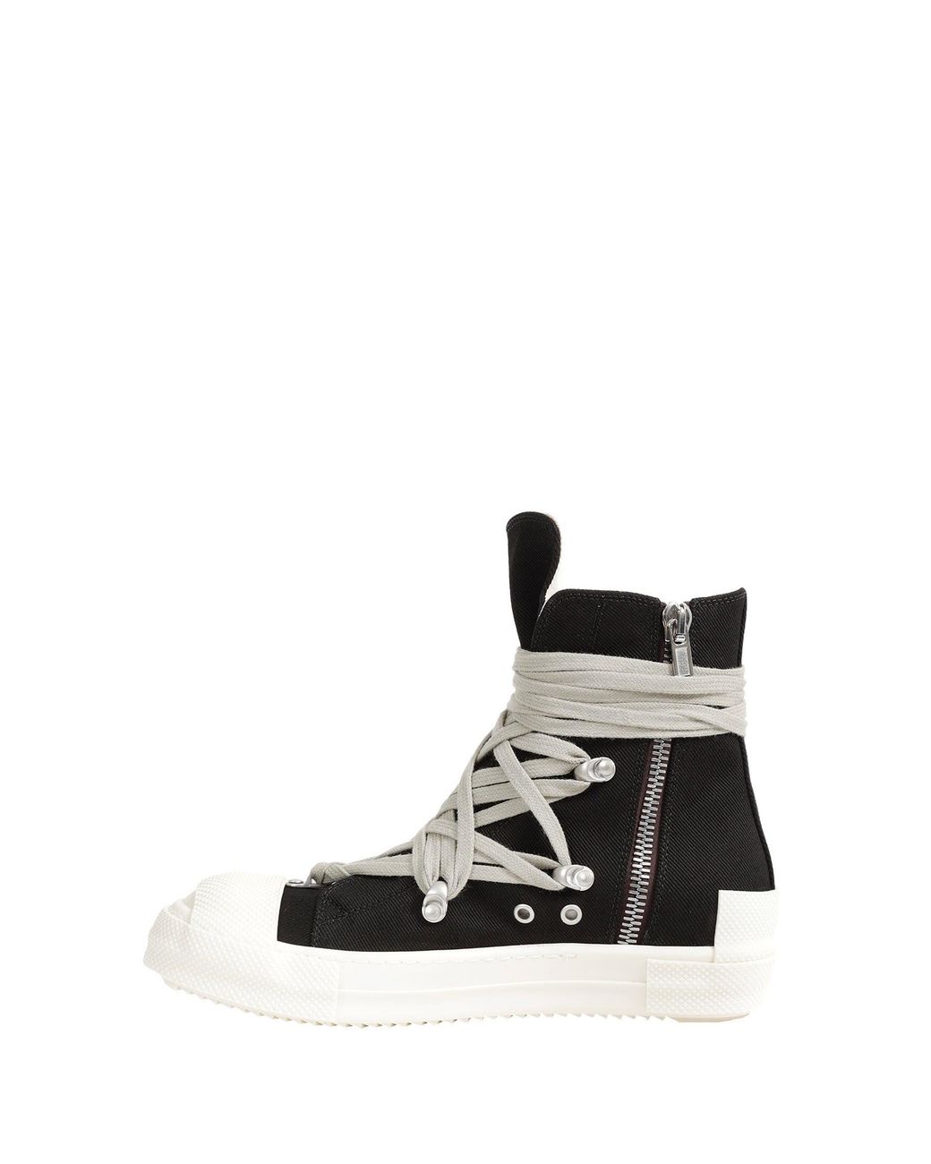 Rick Owens Black Tower Megalace Sneaks for men