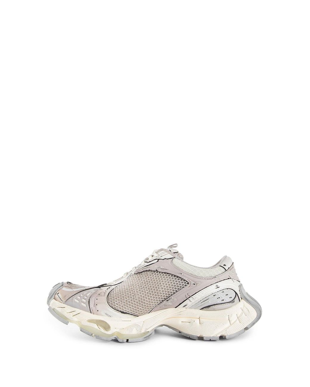 Balenciaga White Stapler Sneakers for men