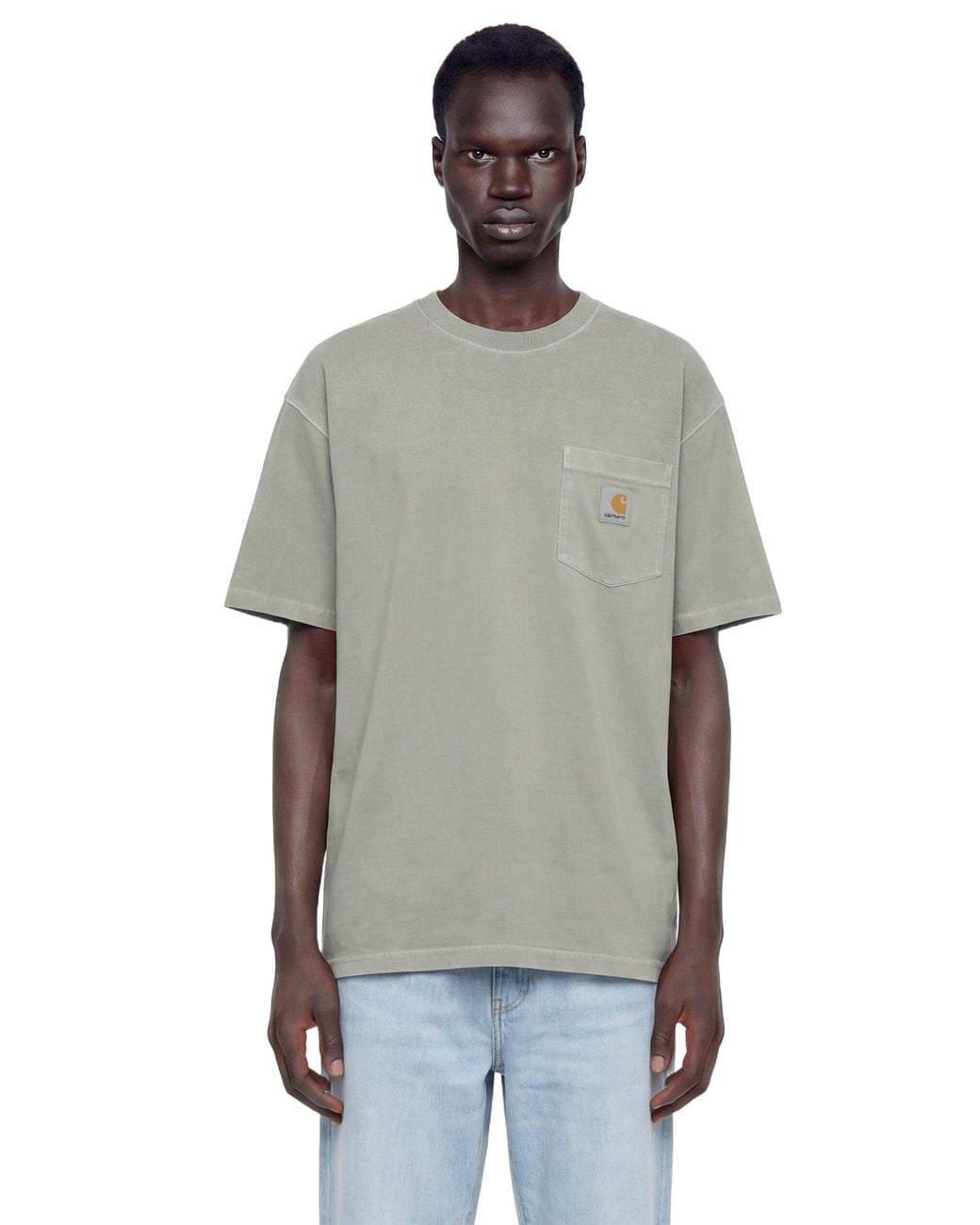 Carhartt Gray Loose Pocket T-Shirt for men