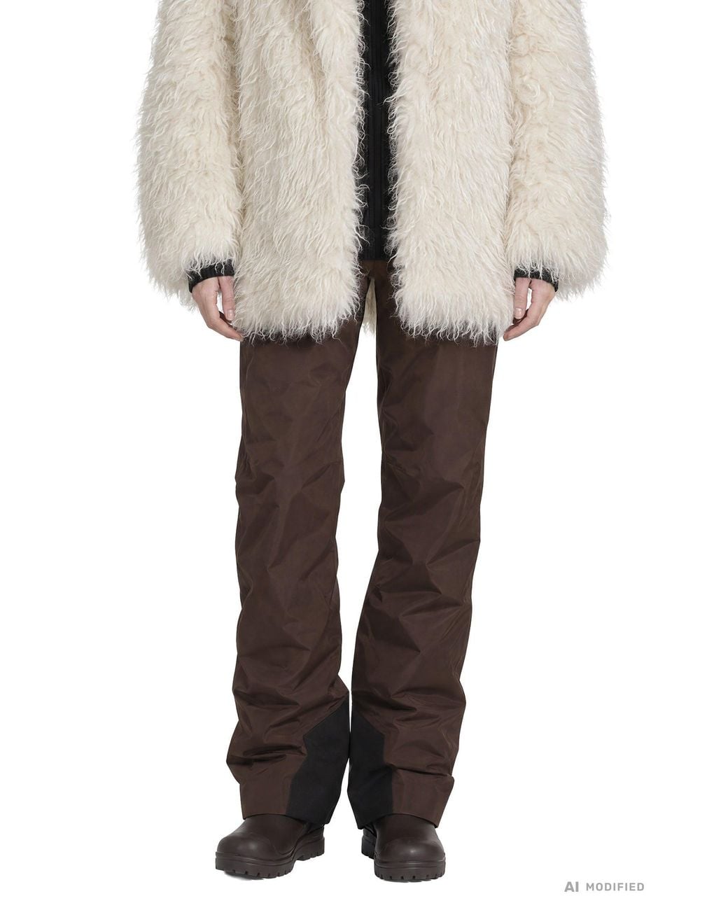 Moncler Brown Gore-Tex Laminate Insulated Ski Trousers