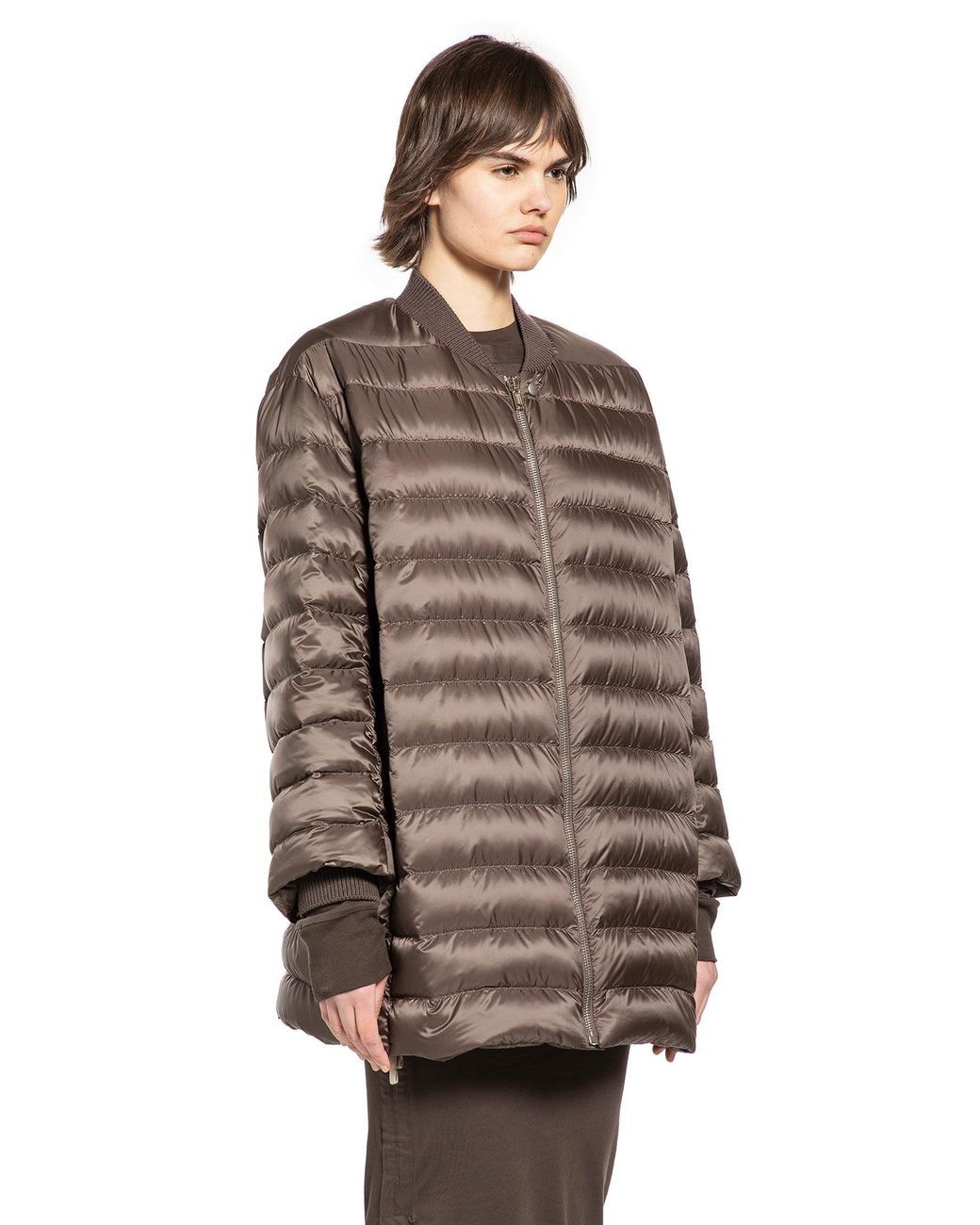 Rick Owens Brown Moncler X Flight Down Parka