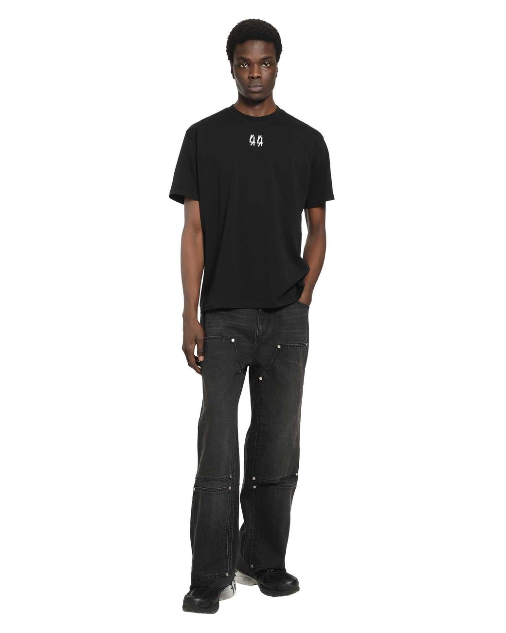 44 Label Group Black Jeans Da Lavoro Hpostar for men