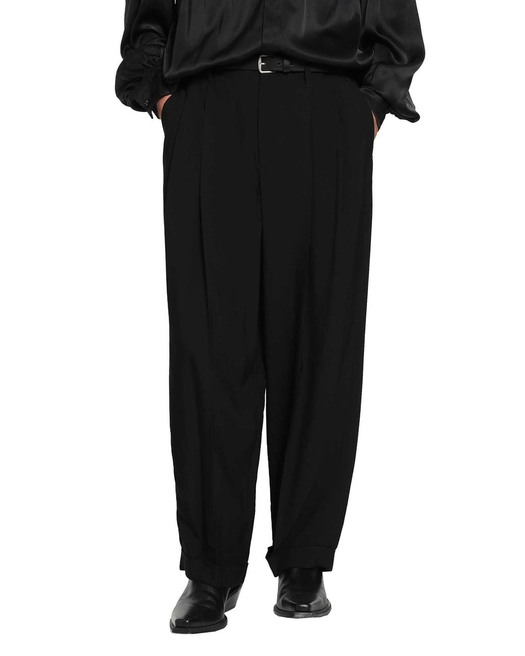 Ann Demeulemeester Black Agdar Trousers for men