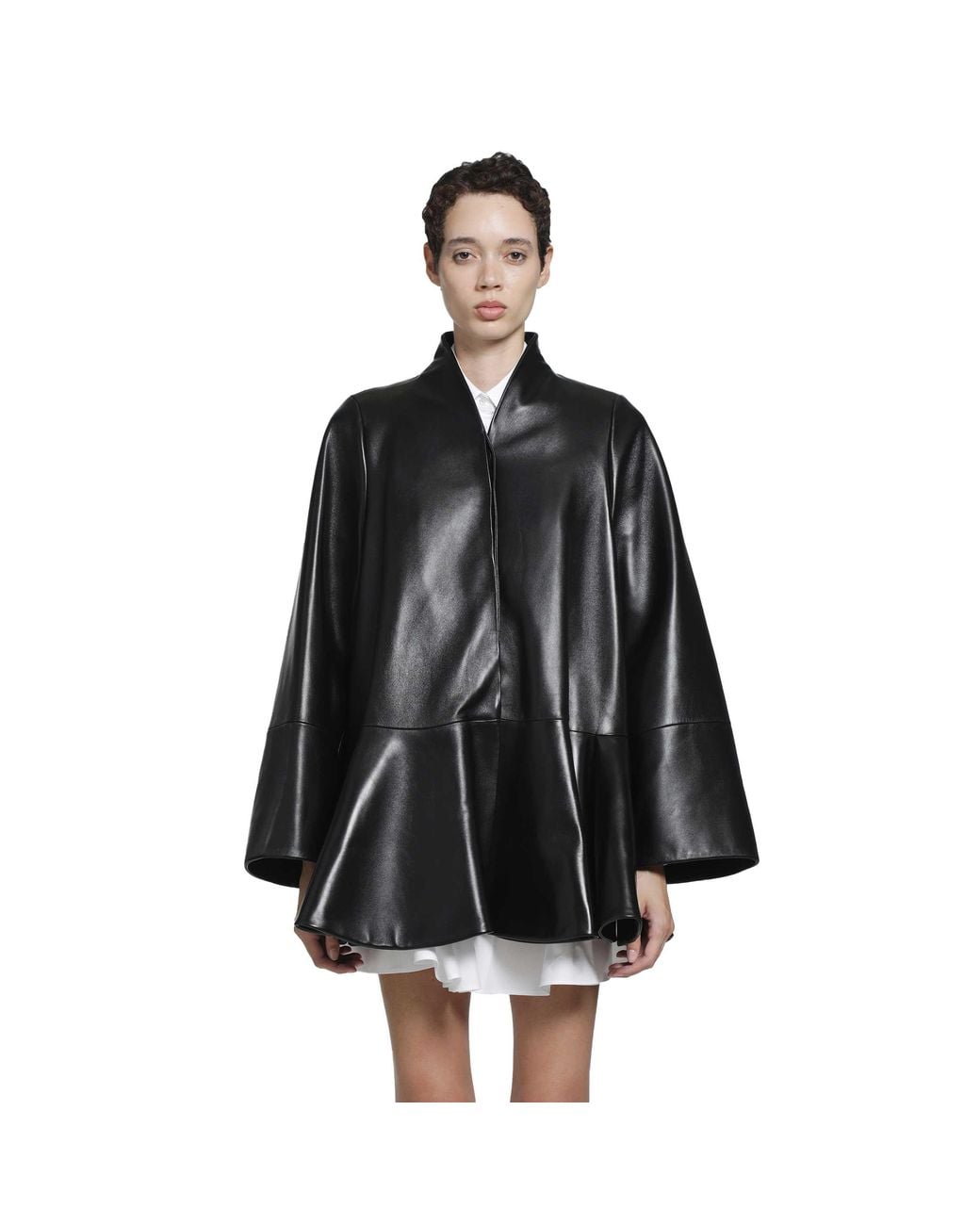 Loewe Black Nappa Lambskin Short Coat