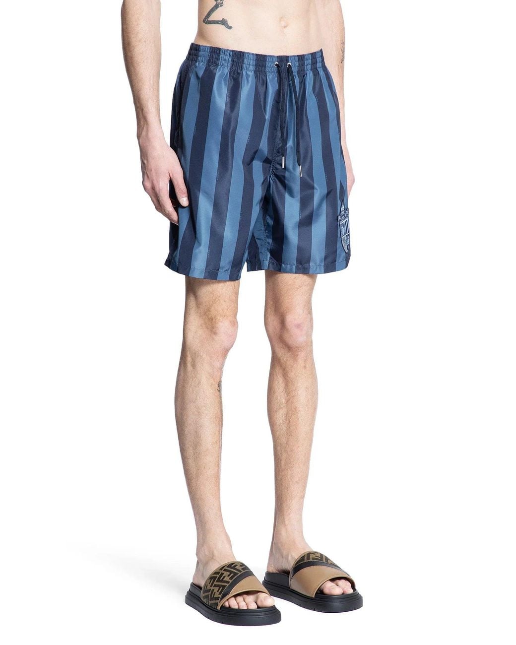 Fendi Blue Swimwear for men