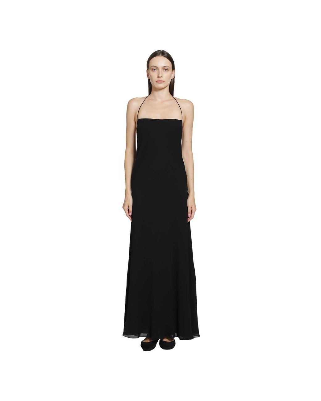 The Row Black Javier Dress