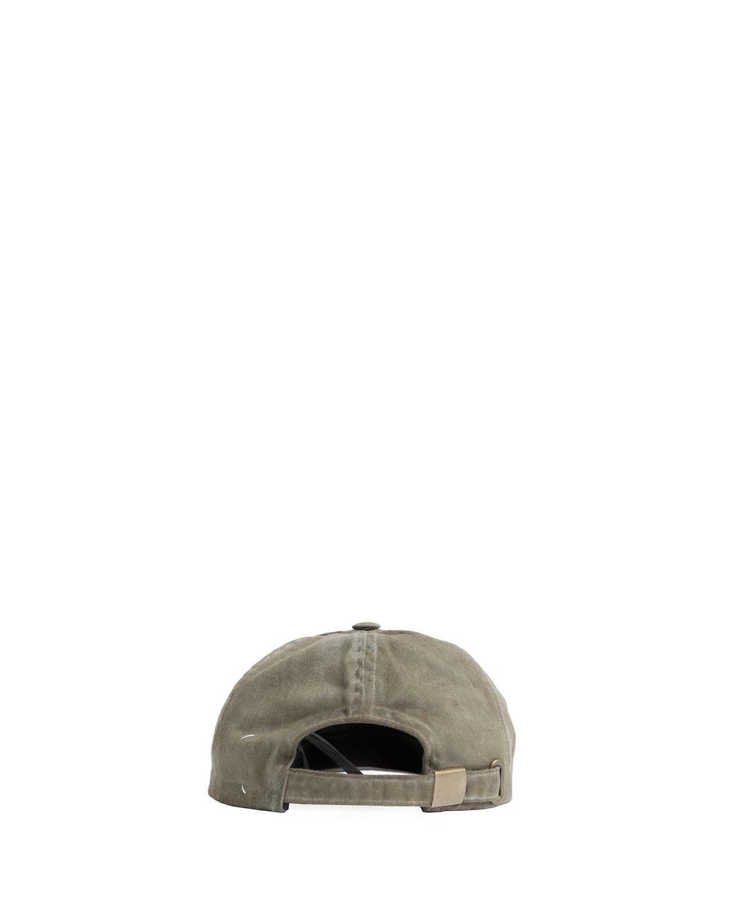 Maison Margiela Green Cotton Cap for men