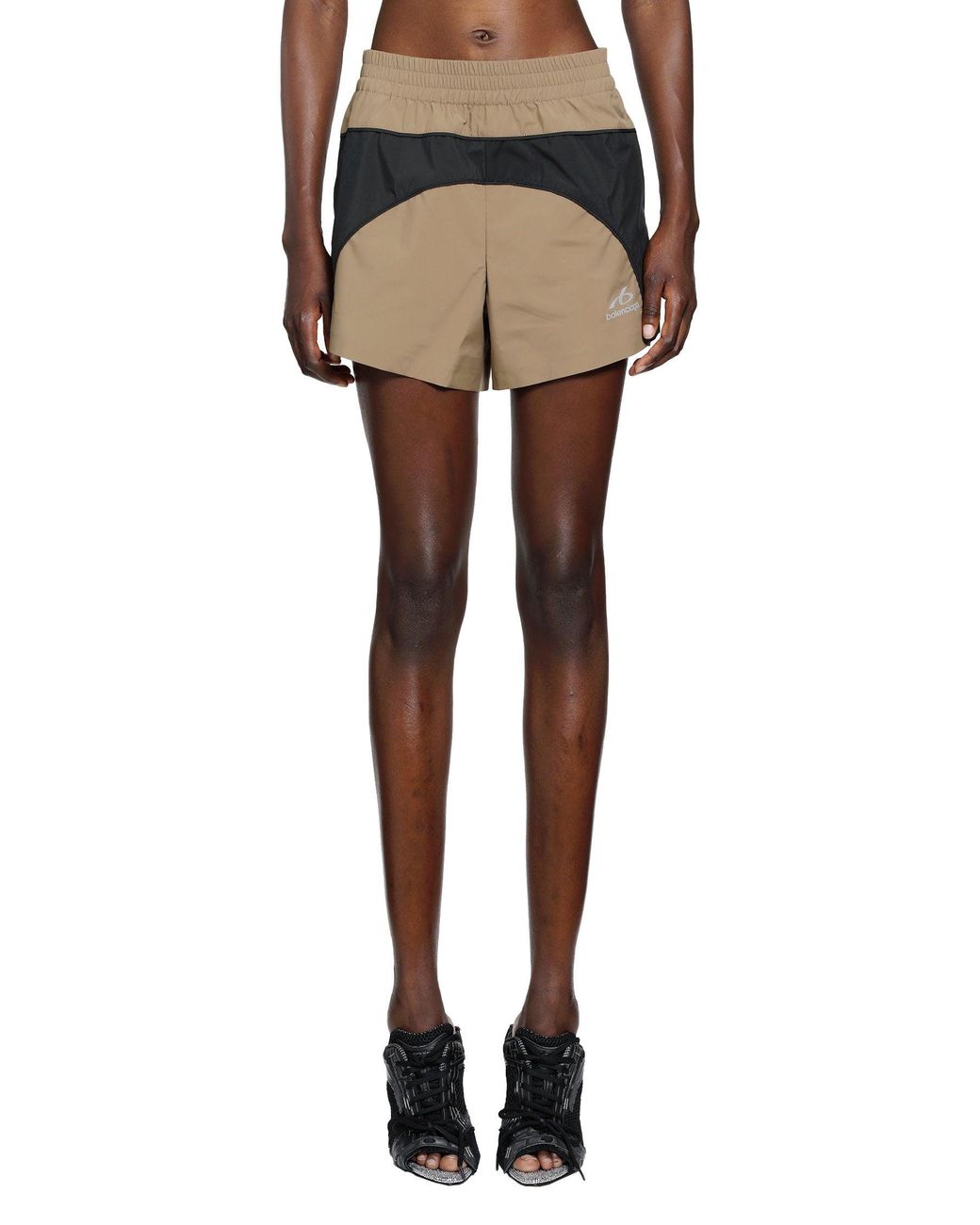 Balenciaga Brown Techwear Tracksuit Shorts