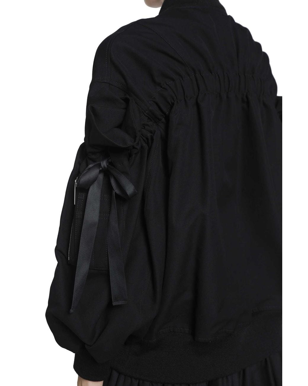 Noir Kei Ninomiya Black Cotton Bomber