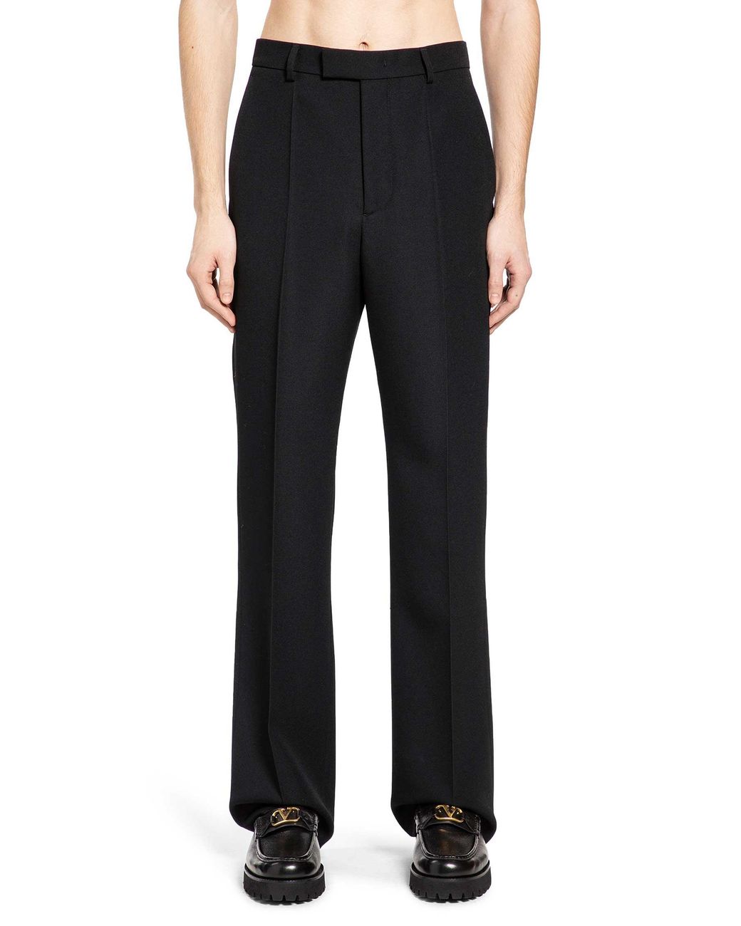 Valentino Black Wool Pants for men