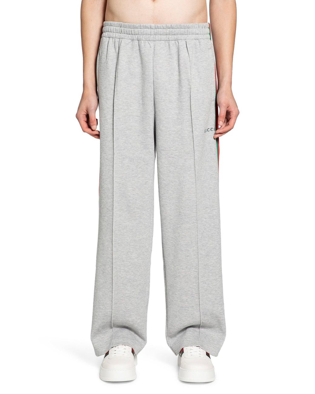 Gucci Gray Cotton Sweatpants for men